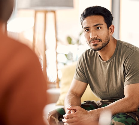 patient in outpatient drug and alcohol treatment therapy