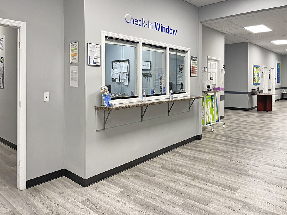 Ringgold GA drug rehab treatment center reception desk