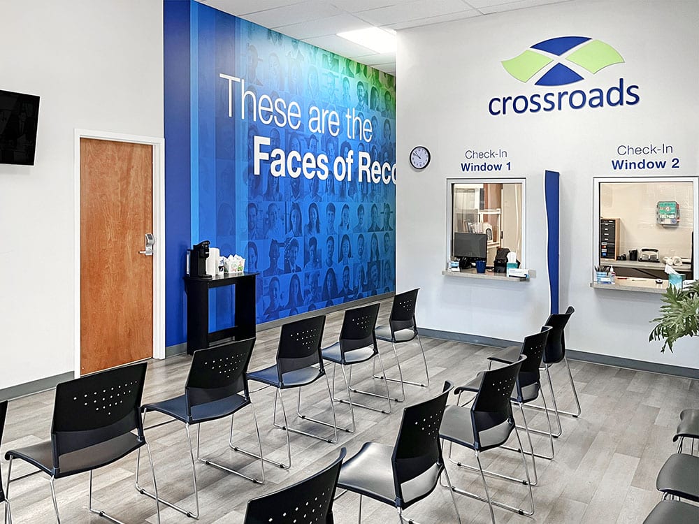 Louisville KY drug rehab treatment center seating area