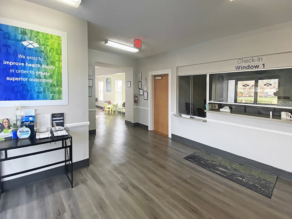 Somerset drug rehab treatment center reception desk