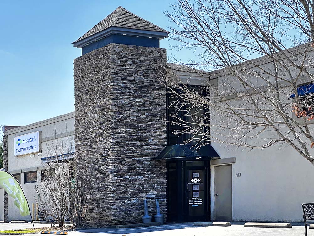 exterior of suboxone and methadone clinic in Asheville NC for drug rehab treatment