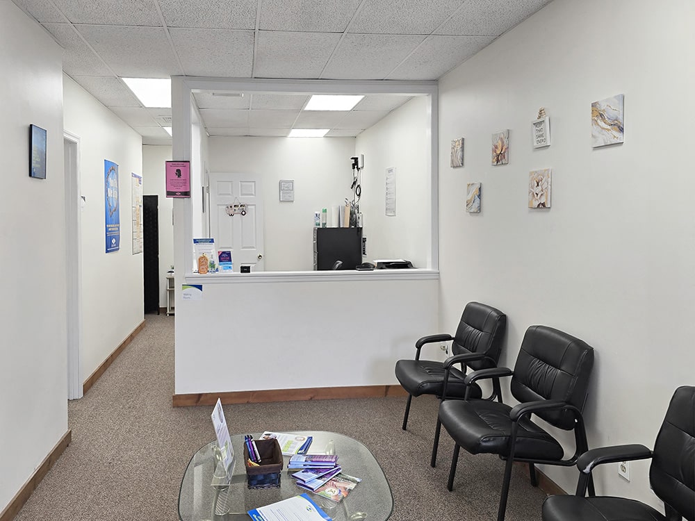 Stanhope NJ drug rehab treatment center reception desk
