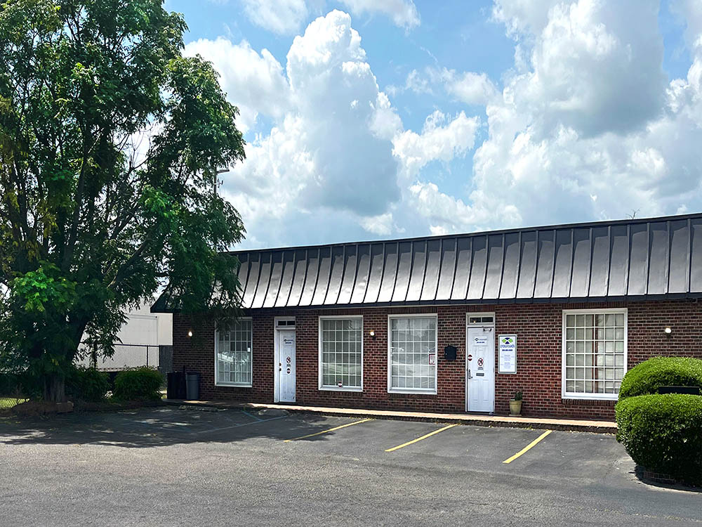 exterior of methadone clinic in Columbia SC for drug rehab treatment