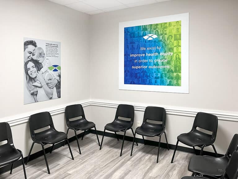 waiting area of suboxone and methadone clinic in Seneca SC