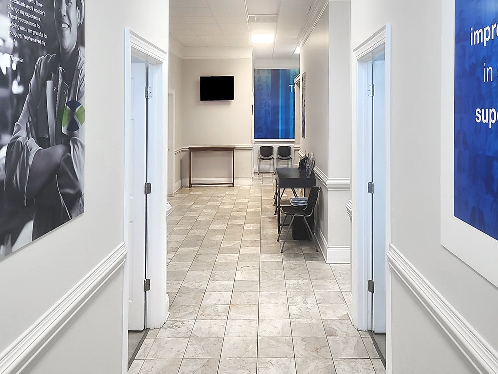 Danville VA drug rehab treatment center hallway