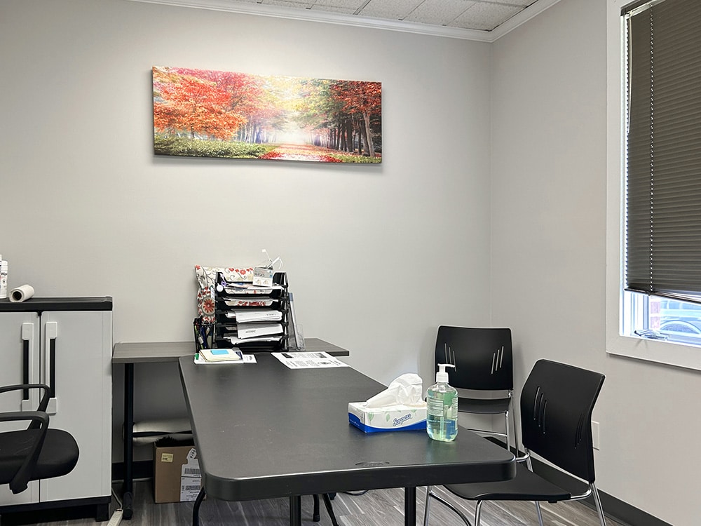 Fredericksburg VA drug rehab treatment center treatment room