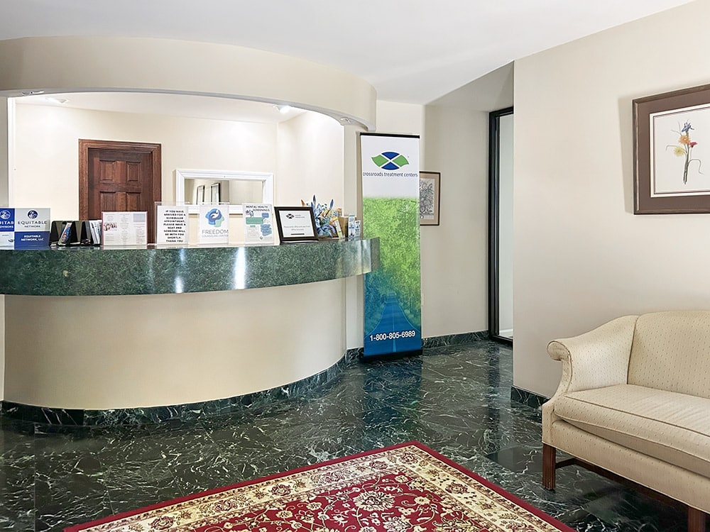 Manassas VA drug rehab treatment center reception desk