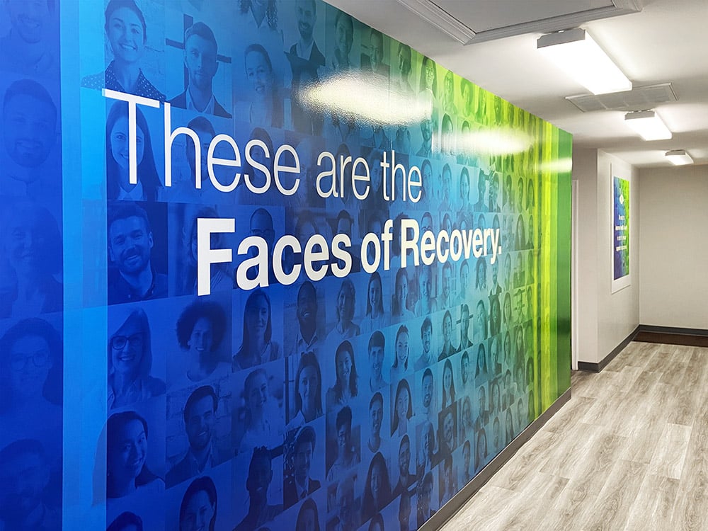 Petersburg VA drug rehab treatment center hallway