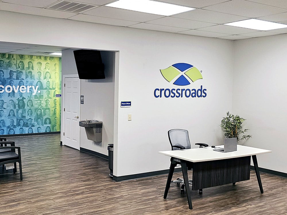 reception desk of suboxone and methadone clinic in Greenville SC