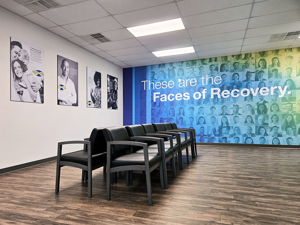 Greenville drug rehab treatment center waiting room