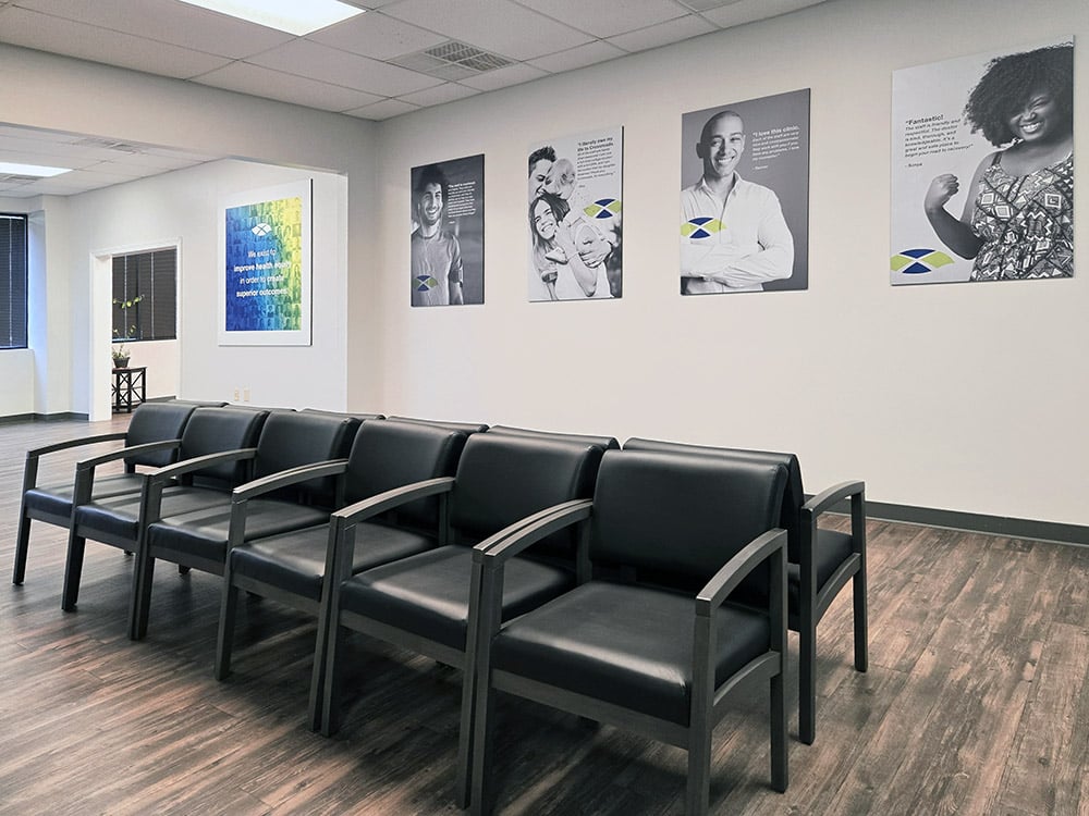 Greenville drug rehab treatment center waiting room