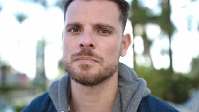 Man at rock bottom for drug and alcohol addiction seeking treatment