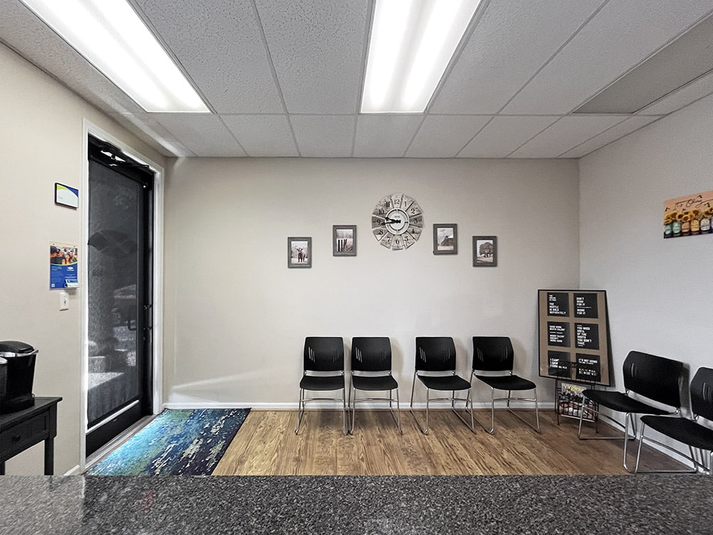 drug and alcohol rehab treatment center reception area