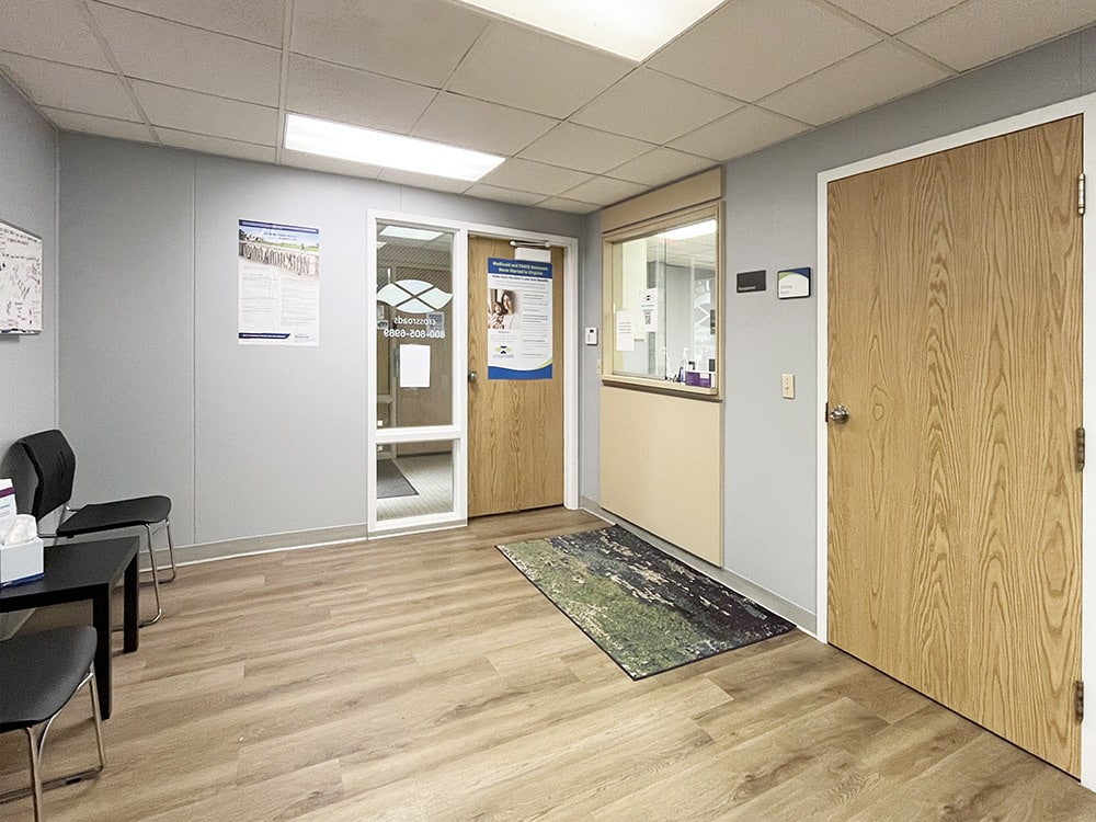 Martinsville Virginia suboxone clinic reception area